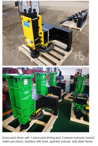 Hydrualic Post Driver para sa Traktor